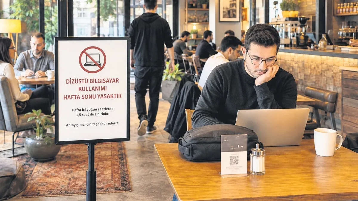 Kafelerde Laptop Yasağı: Uzaktan Çalışanlara Kötü Haber