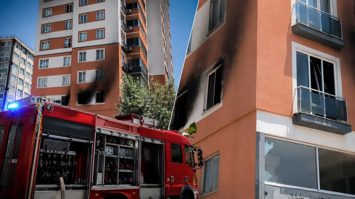 Kahramanmaraş'ta aynı aileden 3 kişi yangında can verdi