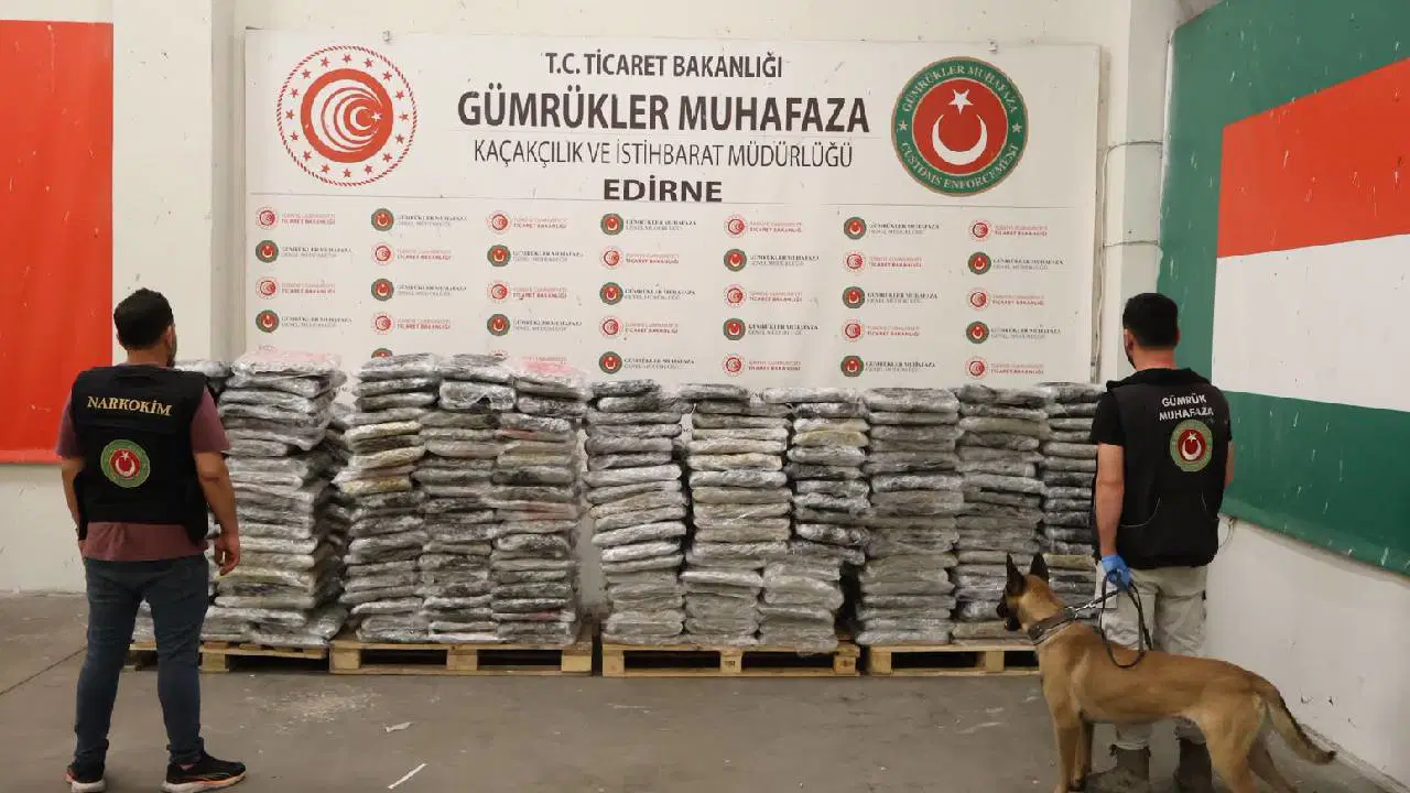 Kapıkule'de 1,2 Ton Uyuşturucu Ele Geçirildi