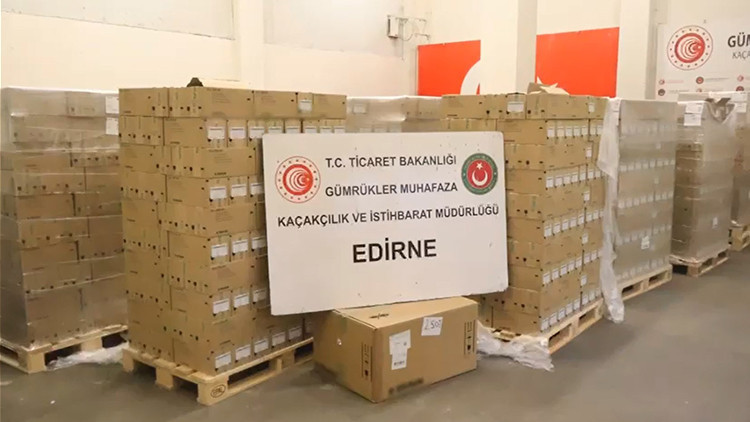 Kapıkule'de X-Ray Şoku: TIR'dan 79 Bin 790 Set Çıktı