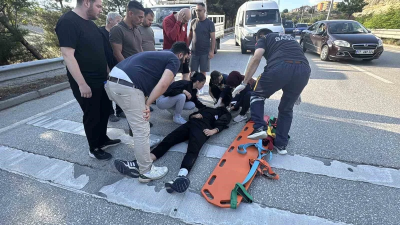 Karabük'te Motosiklet Kazası: Sürücü Yaralandı