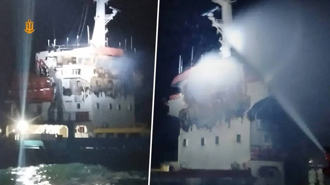 Karadeniz'de Türk gemisine İHA saldırısı: 2 yaralı
