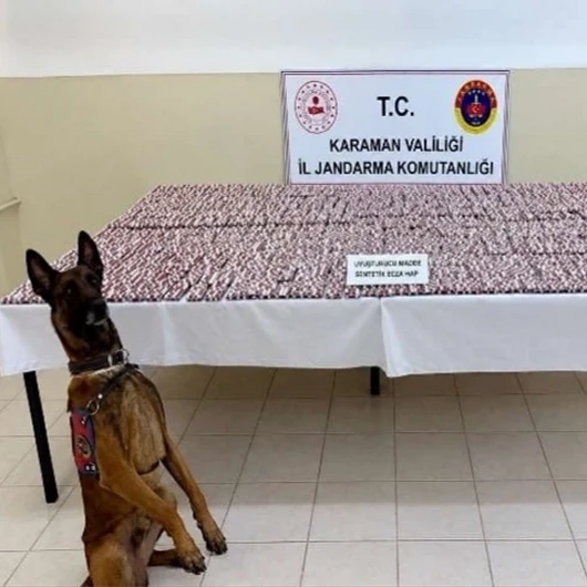 Karaman'da Uyuşturucu Operasyonu: 20 Bin Hap ve 8 Kilo Esrar Ele Geçirildi
