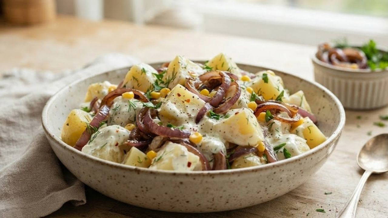 Karamelize Soğanlı Patates Salatası: Damaklarda İz Bırakan Efsane Lezzet