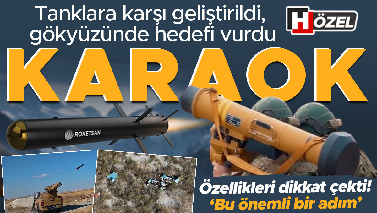 KARAOK Hava Hedefini Vurdu: Tanklara Karşı Geliştirilen Füze Yeni Kabiliyet Kazandı