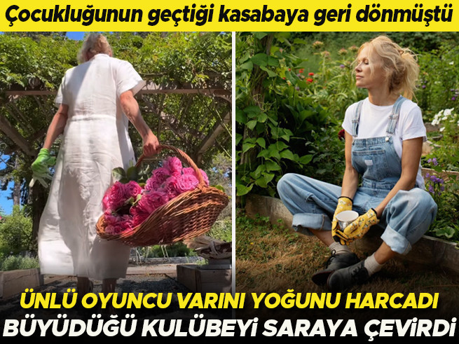 Kariyerini bırakıp memleketine döndü: Eski kulübeyi saray gibi yaptı