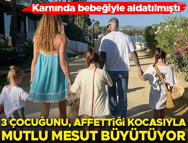 Karnında bebeğiyle aldatılmıştı... Üç çocuğunu affettiği kocasıyla büyütüyor