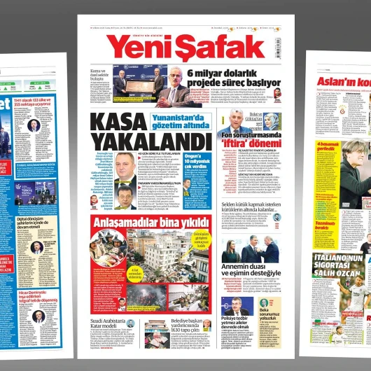 Kasa Yakalandı: Yeni Şafak'ın 9 Ekim 2026 Manşeti