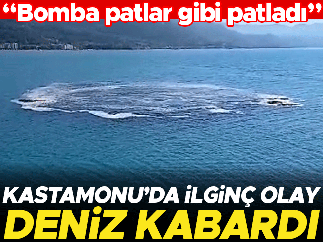 Kastamonu'da deniz 10 dakika kabardı, panik yaşandı