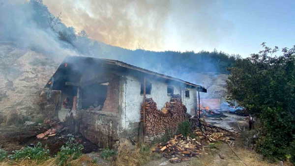 Kastamonu'da ev yangını ormana sıçradı: Havadan ve karadan müdahale sürüyor