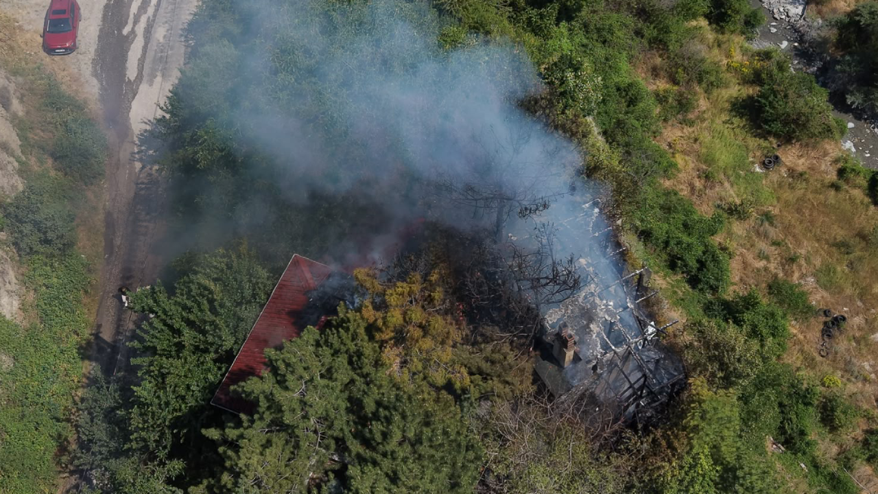 Kastamonu'da Kır Restoranı Yangında Kül Oldu