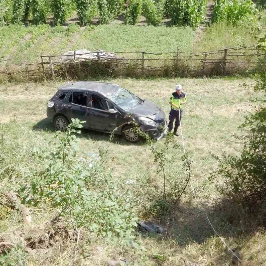 Kastamonu Küre'de Otomobil Şarampole Uçtu: 4 Yaralı