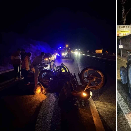 Kastamonu'da Motosiklet Traktöre Çarptı: Bir Yaralı