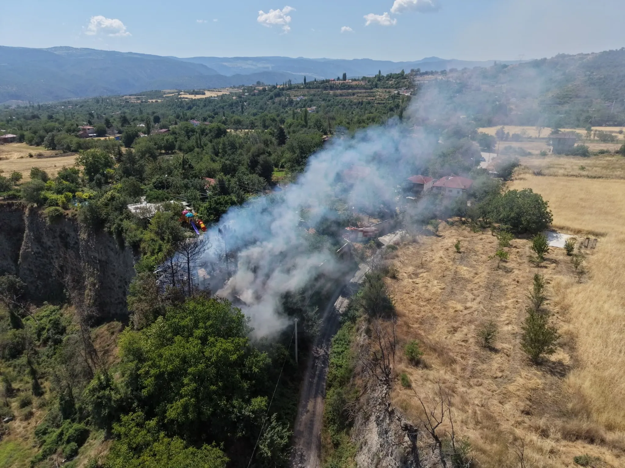 Kastamonu'da orman yangını hızlı müdahaleyle söndürüldü