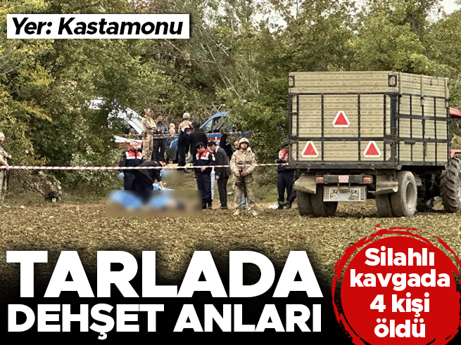 Kastamonu'da silahlı kavgada aynı aileden 4 kişi öldü