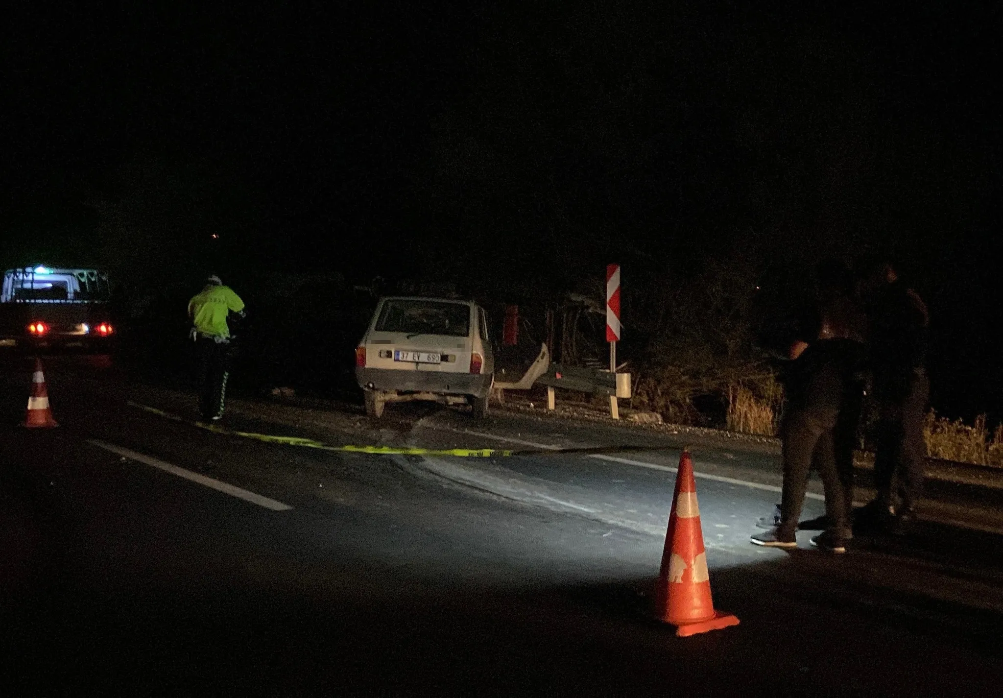 Kastamonu'da traktörle otomobil çarpıştı: 1 ölü, 1 yaralı