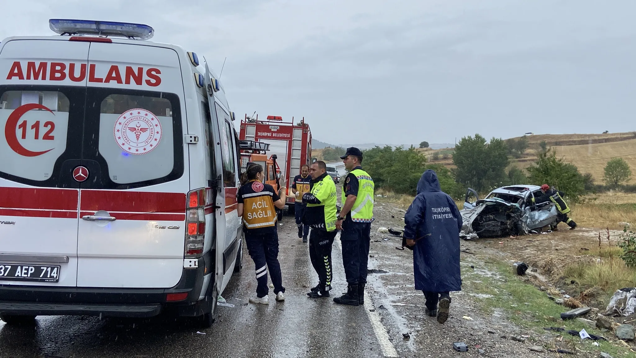 Kastamonu'da zincirleme kaza: 1 ölü, 5 yaralı