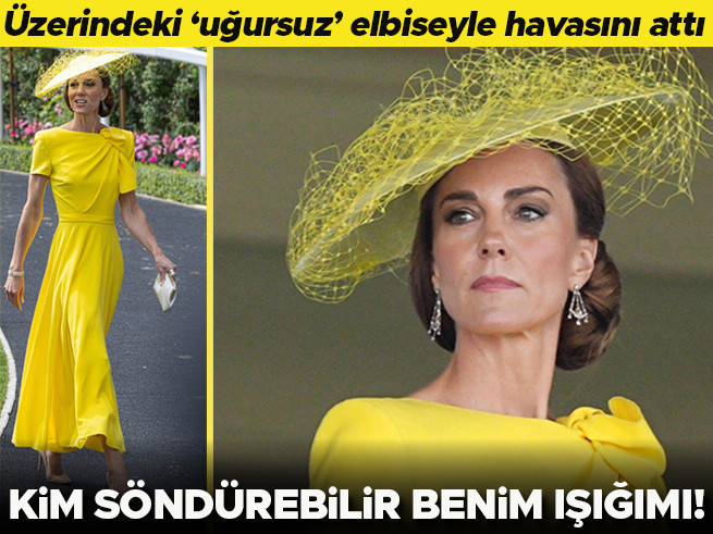 Kate Middleton'ın Uğursuz Elbisesiyle Işıltılı Çıkışı