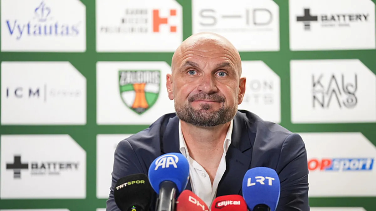 Kauno Zalgiris Teknik Direktörü Sopic: Beşiktaş'ı Yenmek İnanılmaz