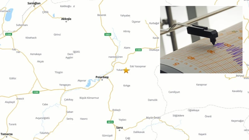 Kayseri'de 62 Deprem: Pınarbaşı Sallanmaya Devam Ediyor