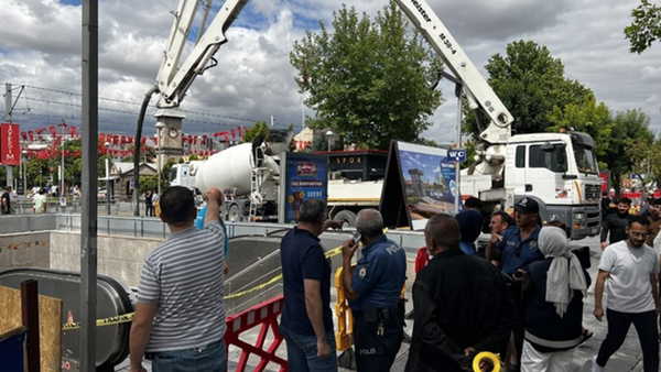 Kayseri'de beton mikseri pompası patladı: 1 yaralı