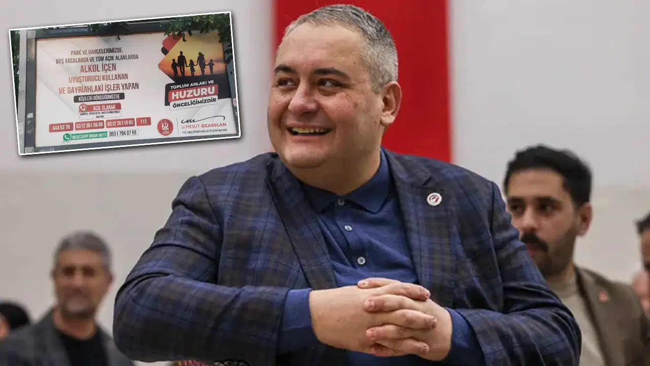 Keçiören'de AFİŞ TARTIŞMASI: Mesut Özarslan'dan 'Gayriahlaki' İhbar Çağrısı