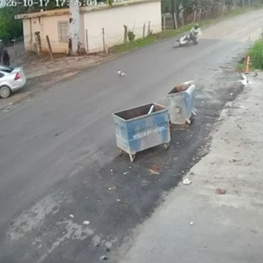 Kediye Çarpmamak İçin Fren Yaptı, Motosikleti Devrildi