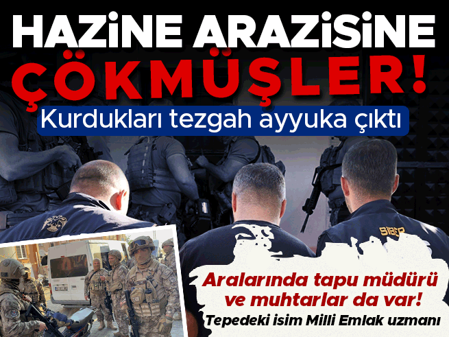 Kemer'de 10 Milyarlık Hazine Taşınmazı Vurgunu: 27 Şüpheli Gözaltında
