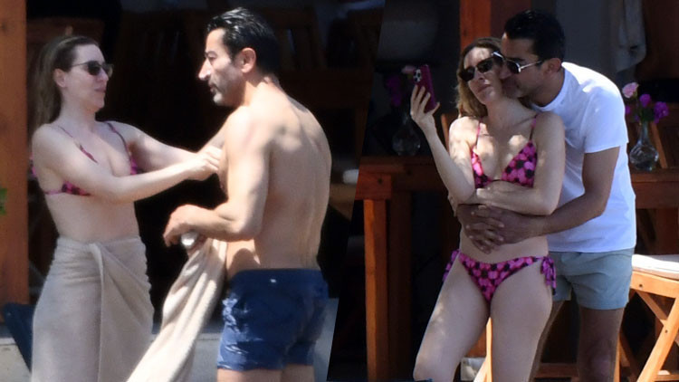 Kenan İmirzalıoğlu ve Sinem Kobal'dan Bodrum'da Romantik Tatil