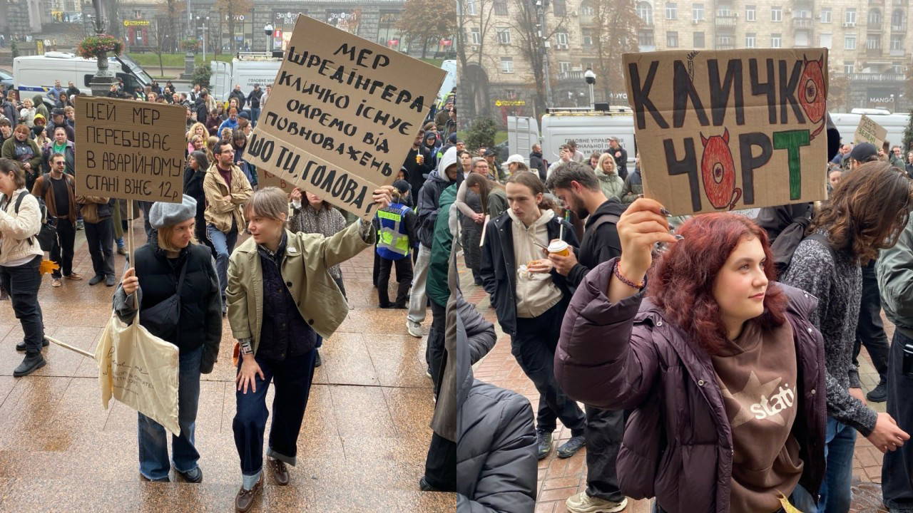 Kiev'de Kliçko'ya istifa çağrısı: Kış hazırlığı protestosu