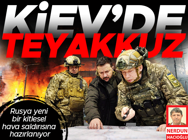 Kiev’de teyakkuz: Zelenski, Rusya’nın kitlesel hava saldırısına hazırlandığını duyurdu