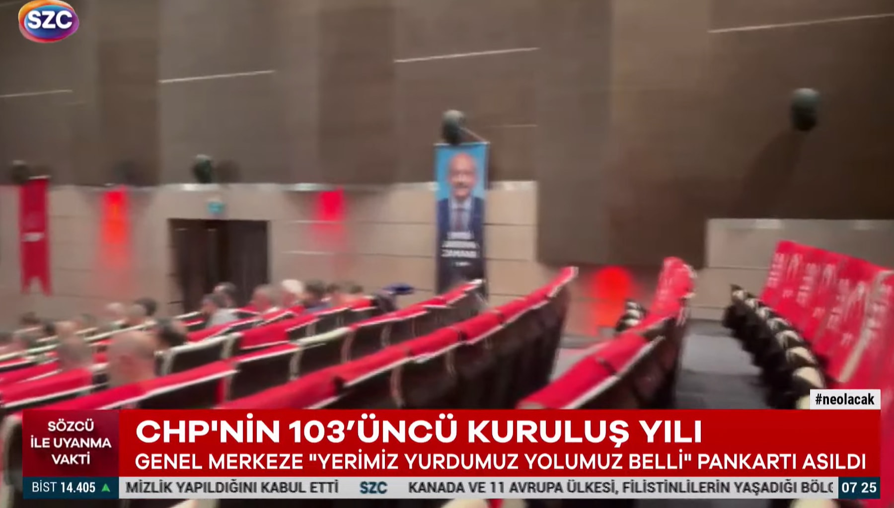 Kılıçdaroğlu Boş Salonda Konuştu: Yıl Dönümü Mesajında Tek İsim Yok