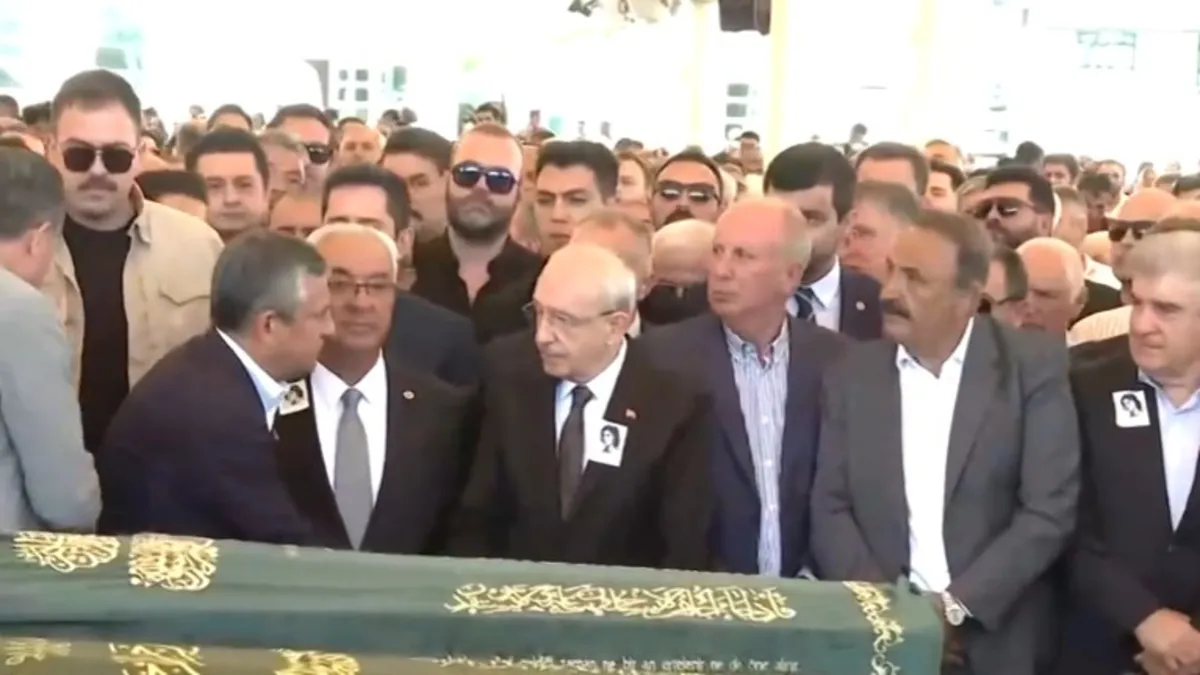 Kılıçdaroğlu ve Özgür Özel Olcay Baykal'ın cenazesinde bir araya geldi