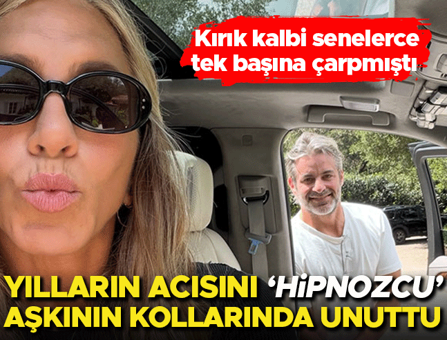 Kırık kalbine yıllarca kimseyi sığdıramayan ünlü, hipnozcu sevgilisiyle yeni aşka yelken açtı