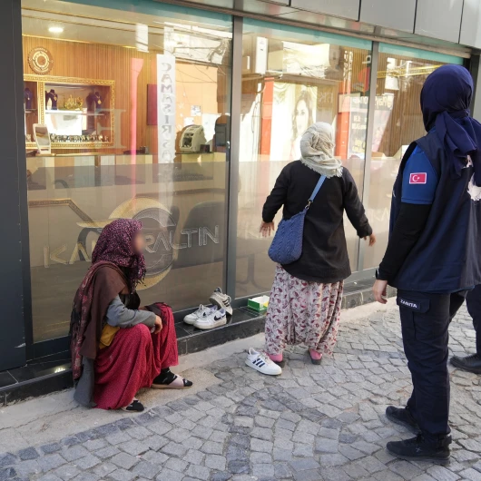 Kırıkkale'de Dilenci Denetiminde İlginç Anlar: Kamerayı Görünce Alkışladı
