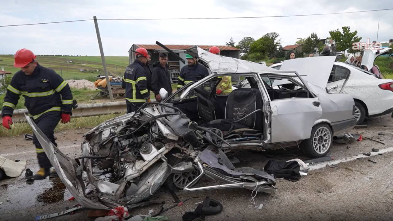 Kırıkkale'de feci kaza: 3 ölü, 6 yaralı