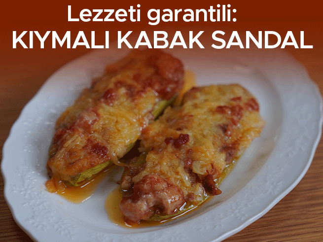 Kıymalı Kabak Sandal Tarifi: Fırında Nefis Lezzet
