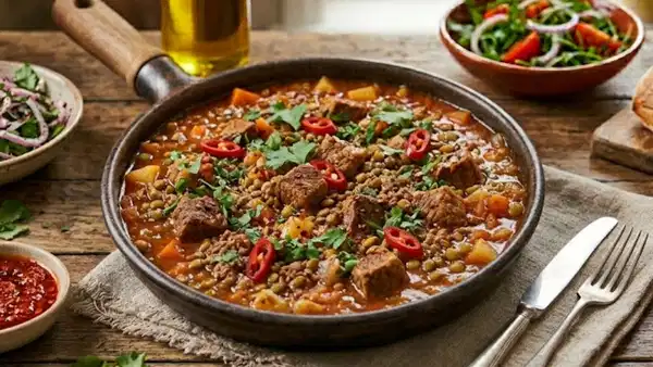 Kıymalı Yeşil Mercimek Tarifi: Protein Deposu ve Doyurucu Lezzet