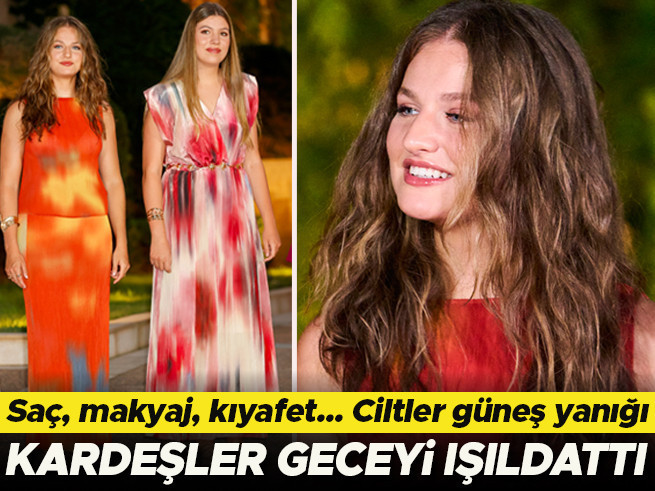 Kız Kardeşler Geceyi Işıldattı: İspanyol Kraliyet Ailesinin Göz Kamaştıran Zarafeti