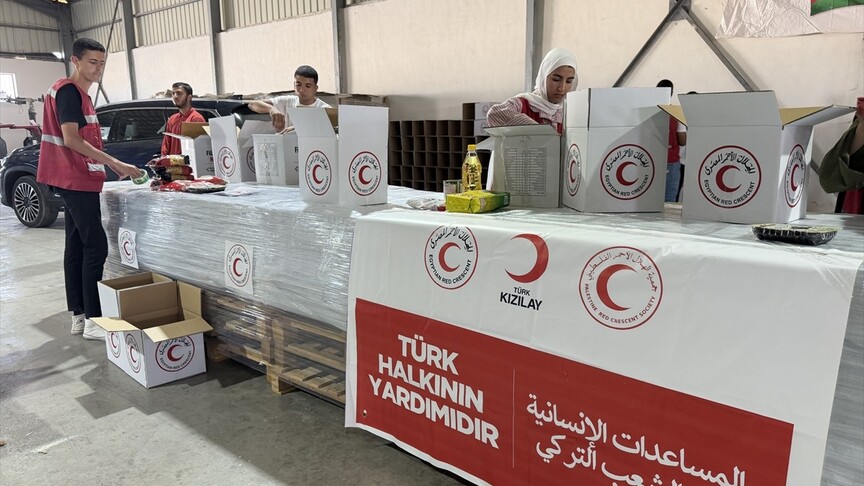 Kızılay Lideri Yılmaz, Gazze Yardımlarının Aktarma Noktası El-Ariş'te