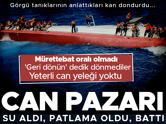 KKTC açıklarında batan gemiden 50'den fazla kişiyi kurtaran görgü tanığı anlattı