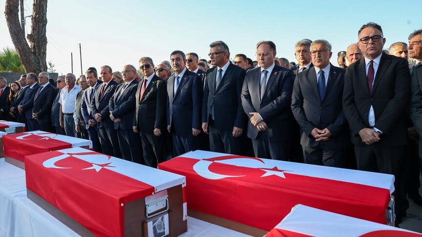 KKTC'de Atlılar Katliamı şehitleri 52 yıl sonra toprağa verildi
