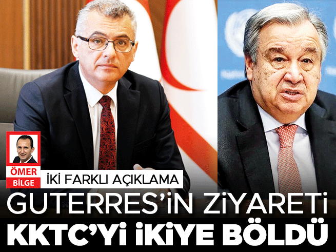 KKTC'de Guterres ziyareti öncesi Erhürman ile hükümet arasında görüş ayrılığı