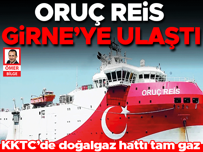 KKTC'ye Doğalgaz Hattı: Oruç Reis Girne'ye Ulaştı