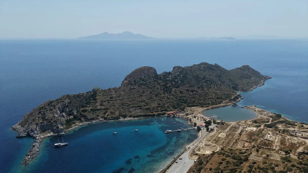 Knidos Antik Kenti'nde görsel şölen: Çevre düzenlemesi tamamlandı