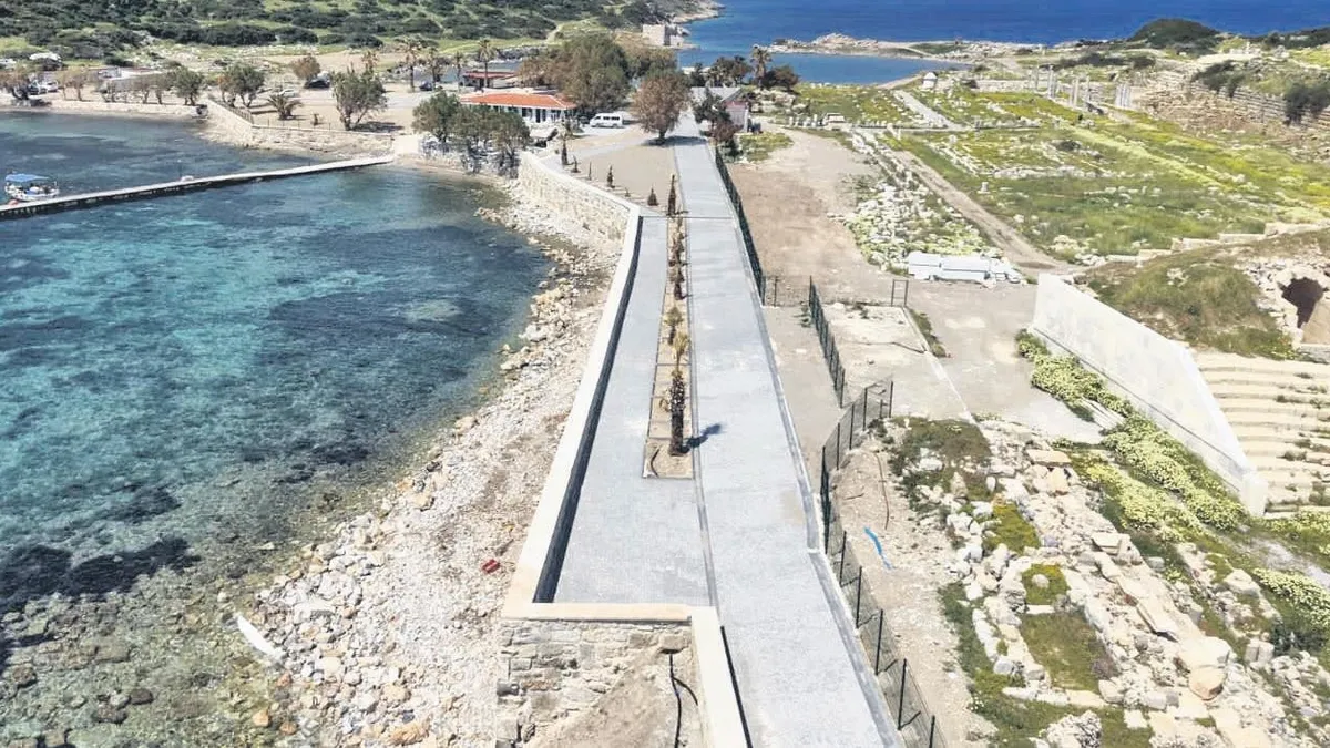Knidos Ören Yeri yeni yüzüyle ziyarete hazır