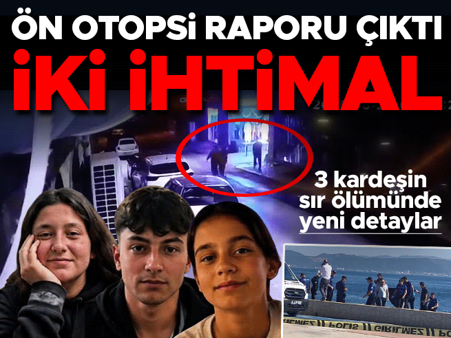 Kocaeli'de 3 kardeşin denizdeki ölümünde iki ihtimal masada