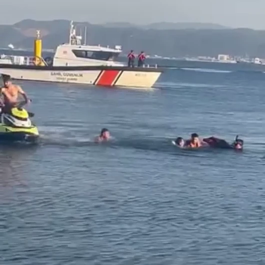 Kocaeli Darıca'da Denizde Boğulma Tehlikesi: Sahil Güvenlik Kurtardı