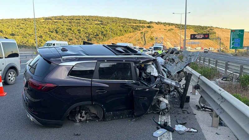Kocaeli Dilovası'nda cip tankerle çarpıştı: 1 ağır yaralı