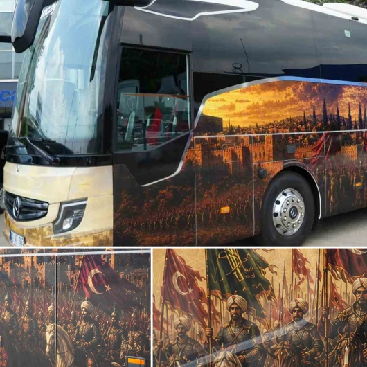 Kocaeli'de Osmanlı Tarihini Yansıtan Tur Otobüsü Yurt Dışına Açılıyor